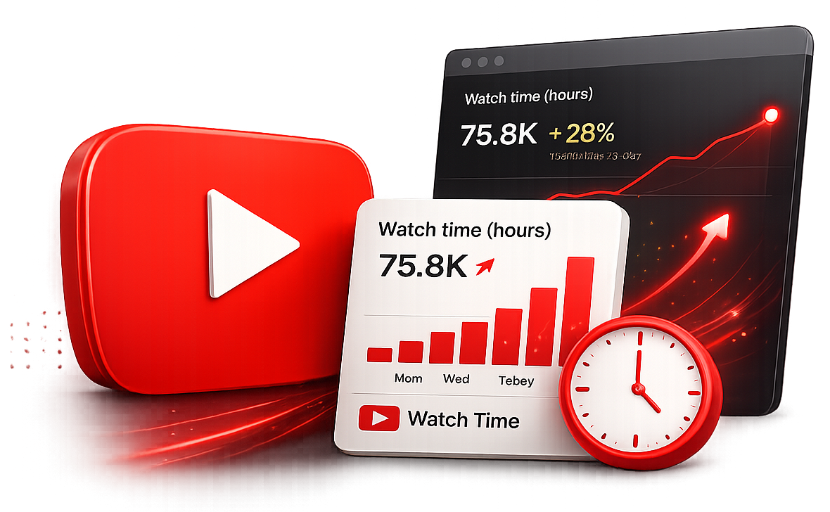 buy youtube watch time hours